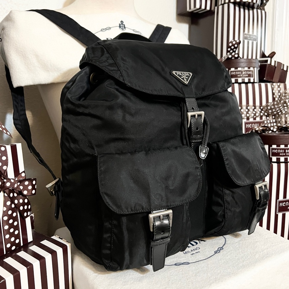Prada Backpack!Large! - image 8